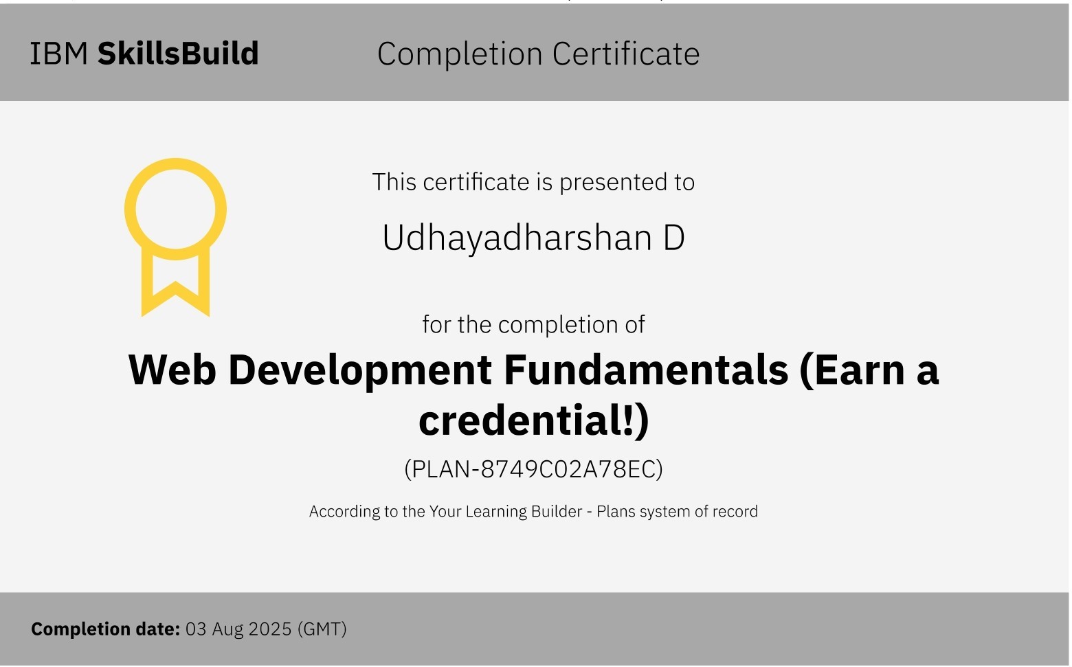 FUNDAMENTALS OF WEB Development